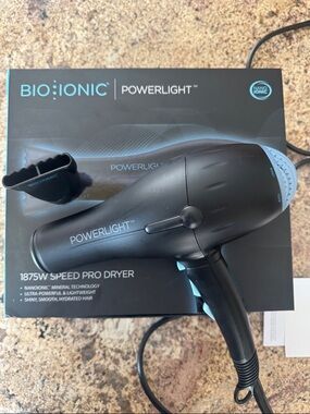 Bio Ionic PowerLight 1875W Speed Pro Dryer - Black